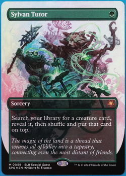 Sylvan Tutor FOIL Special Guests MINT Extended / Full Art CARD (496679) ABUGames - Image 1