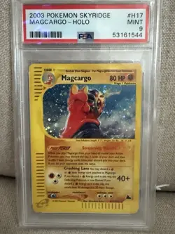 Magcargo H17/H32 Holo Skyridge PSA 9 WOTC Vintage Pokemon Card 2003 - Image 1