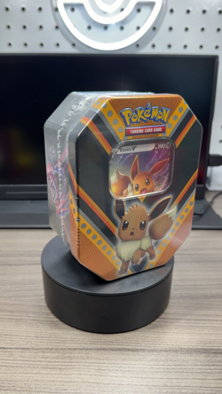 Pokemon Trading Card Game (TCG): Eevee V Powers Tin - FACTORY SEALED NEW 820650807794 - Image 2