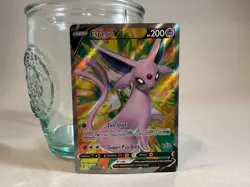 Espeon V 179/203 Evolving Skies NM Full Art Ultra Rare Pokemon Card - Image 1