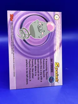 Pokemon Topps Advanced Card Spoink #79 Non-Holo Light Play LP - Image 4