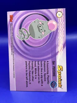 Pokemon Topps Advanced Card Spoink #79 Non-Holo Light Play LP - Image 5