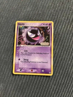 Pokemon TCG Card Gastly 52/92 Holo Stamped EX Legend Maker 2006 - Image 1