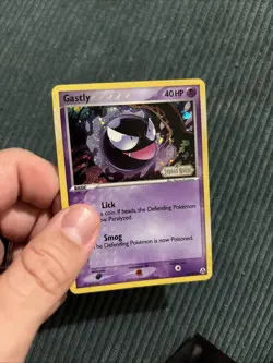 Pokemon TCG Card Gastly 52/92 Holo Stamped EX Legend Maker 2006 - Image 2