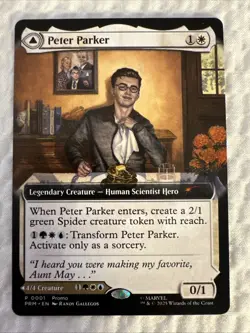 Peter Parker Amazing Spider-Man Disney Exclusive Promo MTG - Image 1