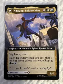 Peter Parker Amazing Spider-Man Disney Exclusive Promo MTG - Image 2