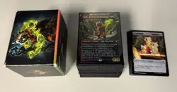 Animated Army Bloomburrow Commander Deck Magic The Gathering Mtg Precon Sleeved - Image 1