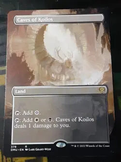 Caves of Koilos Borderless , Dominaria United , Light play , MTG, FREE SHIPPING - Image 1