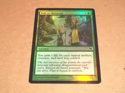 1x Foil - Toil to Renown - Magic the Gathering MTG Shadowmoor - Image 1
