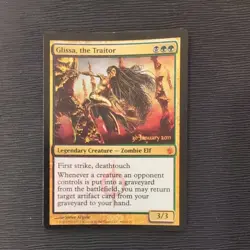 Glissa the Traitor HP (Prerelease) Foil Mirrodin Besieged 96 English Regular MTG - Image 1