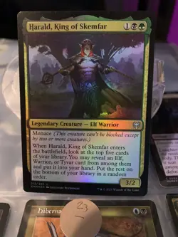 HARALD, KING OF SKEMFAR FOIL #212 Kaldheim MTG - Image 1