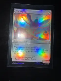 City Pigeon (Foil) - 0004 - Marvel's Spider-Man - MTG - NM/M - Eng SPM - Image 1