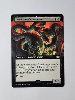 Persistent Constrictor (Extended Art) Commander: Duskmourn: House of Horror... - Image 1