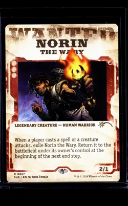 2024 MTG Magic The Gathering SLD Secret Lair Drop #827 Norin the Wary - Image 1