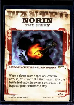 2024 MTG Magic The Gathering SLD Secret Lair Drop #827 Norin the Wary - Image 2