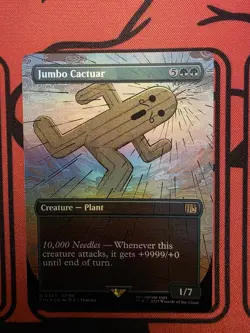 Jumbo Cactuar 0343 Borderless Final Fantasy Regular non foil MTG - Image 1
