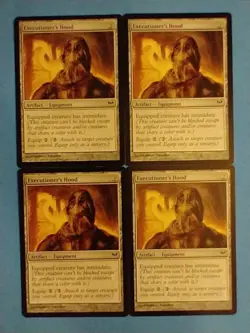 Executioner's Hood 4X SP Dark Ascension DKA MTG Magic the Gathering - Image 1