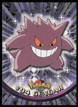 2000 Topps Pokemon TV Animation Series 2 Gengar Blue Logo #94 - Image 1