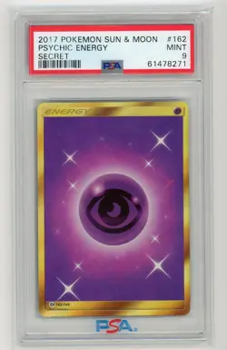 Pokemon TCG - Psychic Energy 162/149 - Sun & Moon Base - PSA 9 - Image 1