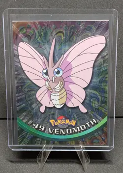 Pokemon Venomoth #49 FOIL Topps Black Label TV Animation Edition MP - Image 1