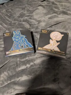 Pokemon Center Mega Evolution Gardevoir & Lucario ETB Elite Trainer Box Set Of 2 - Image 1