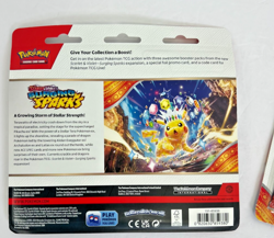 ⚡ Pokemon 151 Surging Sparks 3-Pack Booster Blister - Zapdos - Great Centering - Image 5