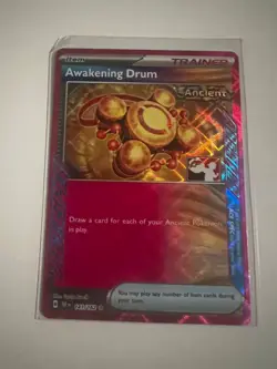 Pokemon TCG Awakening Drum 141/162 Prize Pack Series PLAY STAMP - Image 1