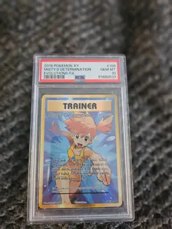 2016 Pokemon XY Evolutions Misty’s Determination FA 108/108 PSA 10 GEM MINT - Image 1