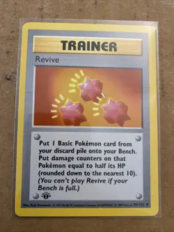 Pokemon TCG Revive Base Set 89/102 1st Edition Never Played Near Mint - Image 1
