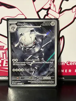 Pokemon TCG Steelix-EX Holo Full Art Ultra Rare Mega Evolution - Image 1