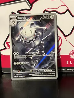Pokemon TCG Steelix-EX Holo Full Art Ultra Rare Mega Evolution - Image 4