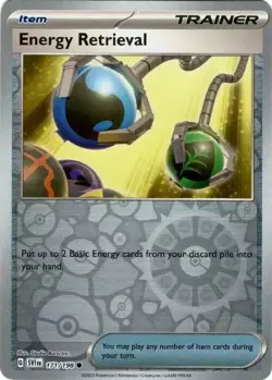 Energy Retrieval - 171/198 - Reverse Holo - Pokemon TCG - Scarlet & Violet - NM - Image 1