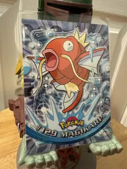 Topps Pokemon Magikarp 129 Blue logo Non Holo TV Animation Edition - Image 1