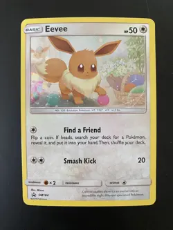 Pokemon Eevee SM184 Promo Sun & Moon Unbroken Bonds NM - Image 1