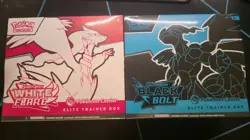 Pokemon Center Black Bolt and White Flare ETB Pokemon TCG Factory Sealed - Image 1