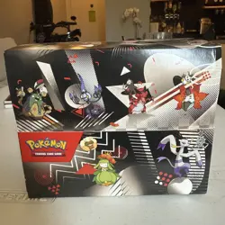 Pokemon TCG Black Bolt & White Flare Unova 8 Mini Tins Full Art Set Display Box - Image 1