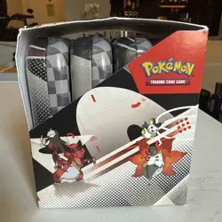 Pokemon TCG Black Bolt & White Flare Unova 8 Mini Tins Full Art Set Display Box - Image 3