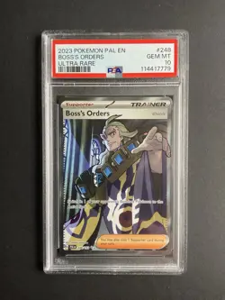 Boss’s Orders 248 PSA 10 2023 Pokemon PAL EN Ultra Rare - Image 1