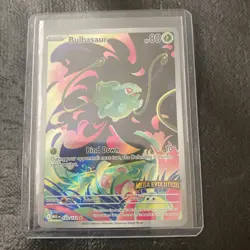 Bulbasaur Mega Evolution 133/132 Black Star Promo Stamped Pokemon TCG 🔥 - Image 1