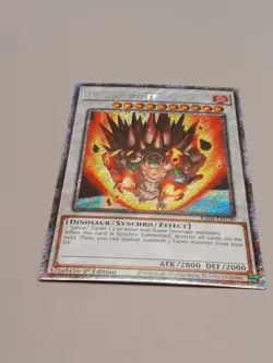 Yu-Gi-Oh! Jurrac Meteor RA04-EN139 Platinum Secret Rare 1st Edition NM - Image 1