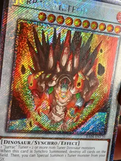 Yu-Gi-Oh! Jurrac Meteor RA04-EN139 Platinum Secret Rare 1st Edition NM - Image 3