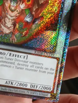 Yu-Gi-Oh! Jurrac Meteor RA04-EN139 Platinum Secret Rare 1st Edition NM - Image 4