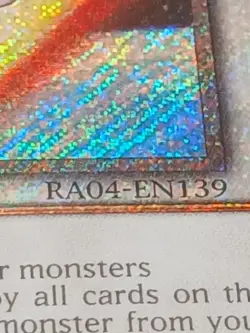 Yu-Gi-Oh! Jurrac Meteor RA04-EN139 Platinum Secret Rare 1st Edition NM - Image 5