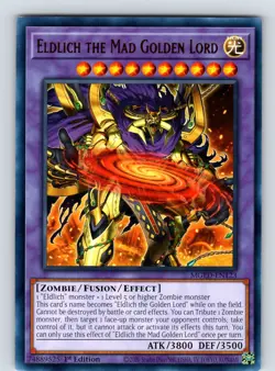 Eldlich the Mad Golden Lord Rare 1st Edition MGED-EN123 LP - Image 1