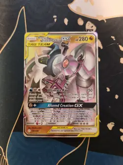 Arceus & Dialga & Palkia GX 156/236 Cosmic Eclipse Holo Pokemon Trading Card Gam - Image 1