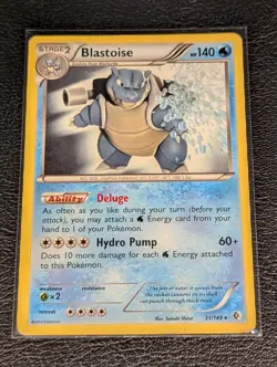 Blastoise 31/149 Boundaries Crossed Rare Pokemon Card Light Play LP - Image 3
