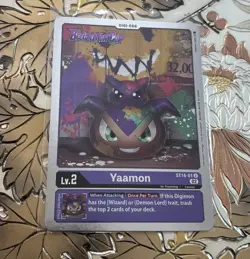 Digimon Card Game Yaamon ST14-01 U Beelzemon Cup Promo Pre-Release - Image 1