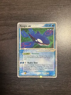 NM Kyogre EX 95/100 Crystal Guardians Holo Rare 2006 Pokemon Card EX Set - Image 2