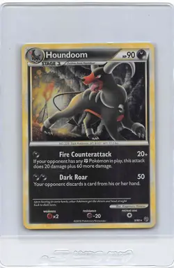 Houndoom 5/90 - COSMO Holo Rare - HGSS Undaunted - 2010 Pokemon Card - NM/M - Image 1