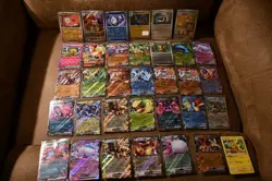 34 Card Lot Japanese Pokemon Holo cards Jellicent Zekrom Keldeo Kyurem Mankey + - Image 1
